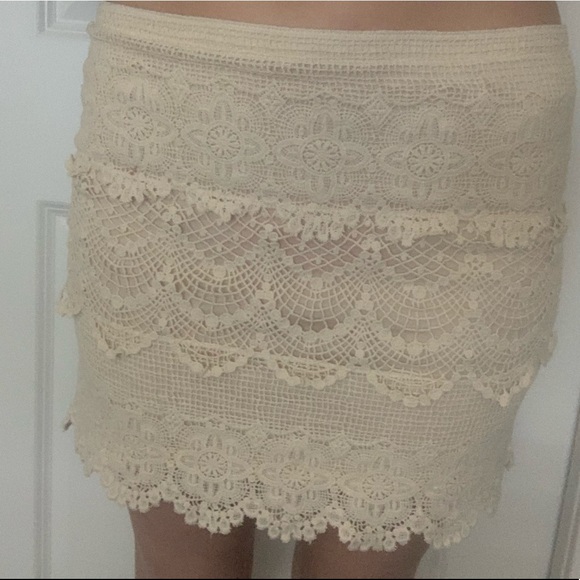 Boho lace / crochet skirt - Picture 7 of 7